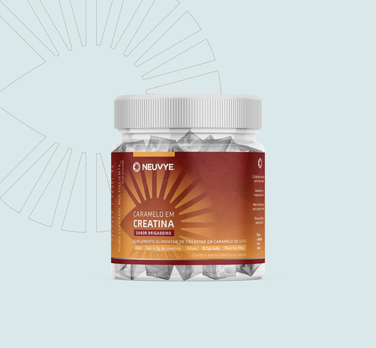 Caramelo de Creatina - Sabor brigadeiro